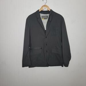 Eddie Bauer mens ultimate voyager travel travex blazer size 40 grey‎ Stretch